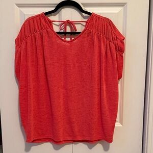 Cherish Coral Pink Blouse